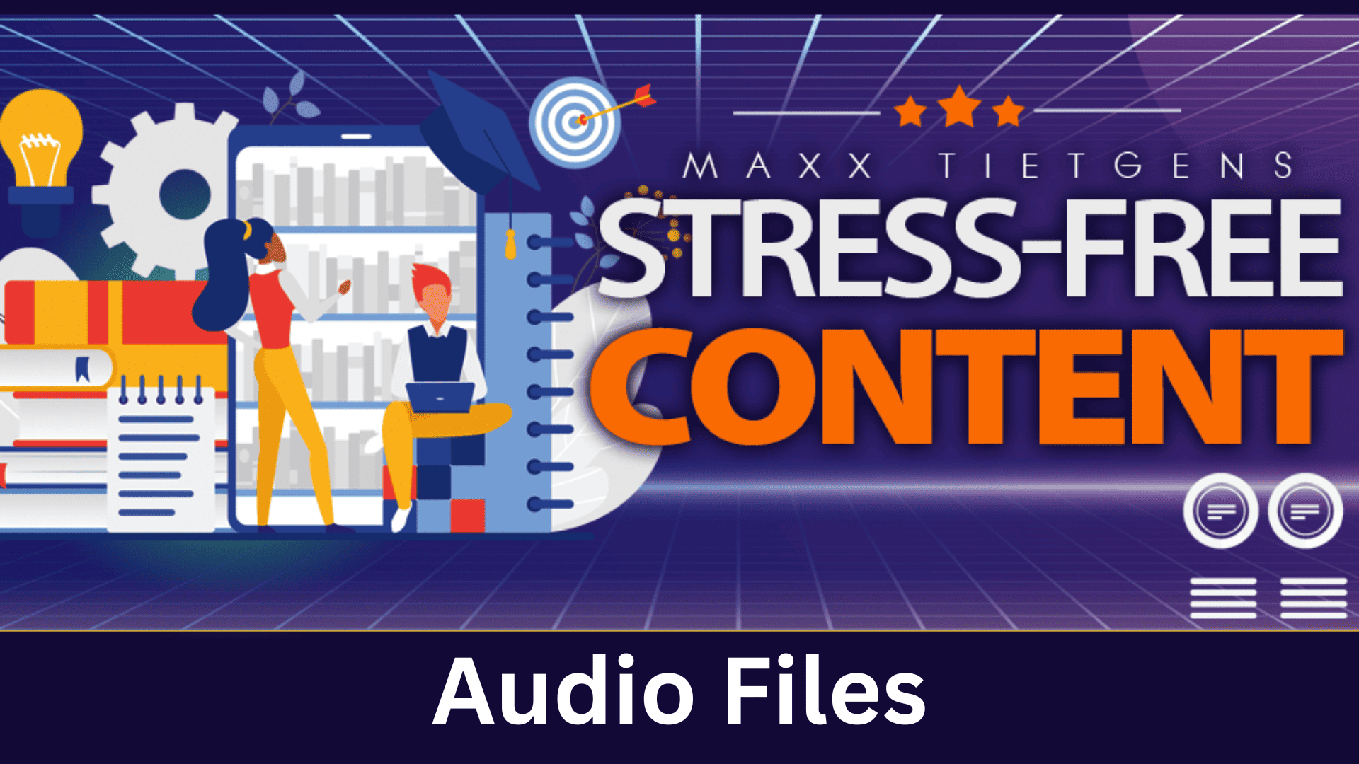 stress-free content audio files